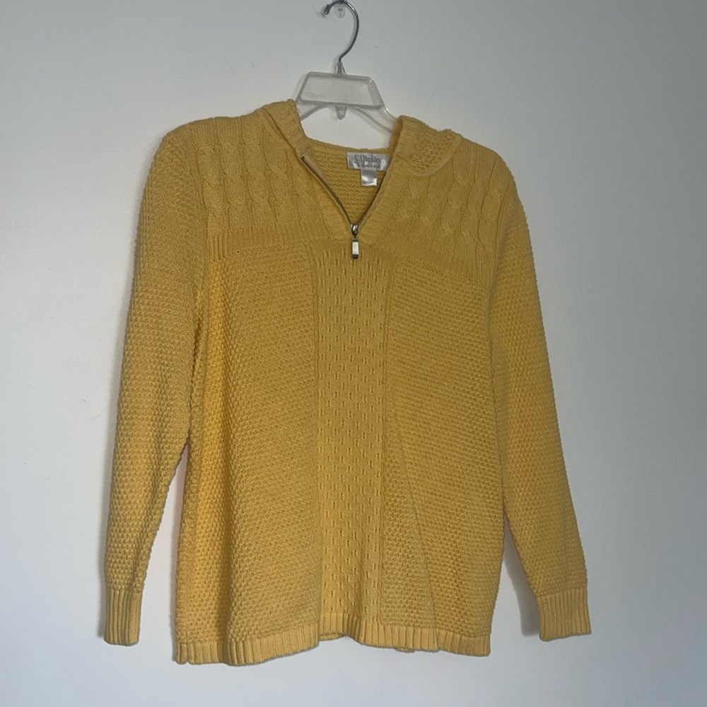 CJ Banks Hooded Pullover Sweater Plus Size 1X